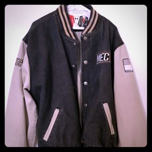 Marvin Group Aviation Letterman Jean Jacket